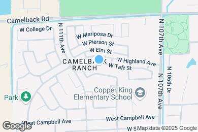 Map image of the property - 10925 W Taft St