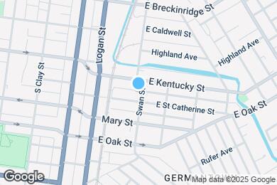 Map image of the property - 1012 Swan St