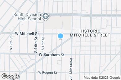 Map image of the property - 1725 S 14th St