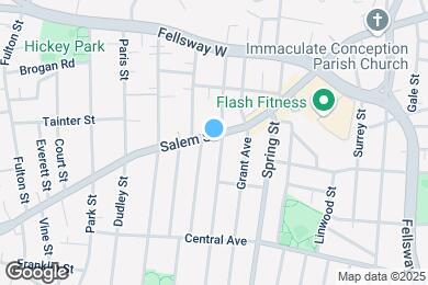 Map image of the property - 389 Salem St