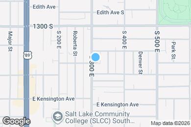 Map image of the property - 1405 S 300 E