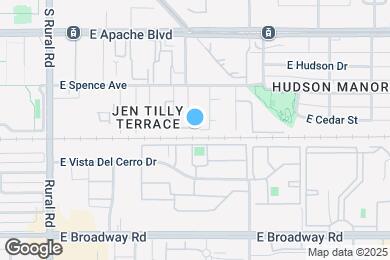 Map image of the property - 1195 E Cedar St