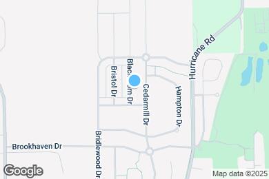 Map image of the property - 2325 Blackthorn Dr