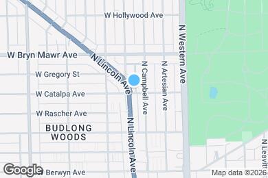 Map image of the property - 5505 N Lincoln Ave