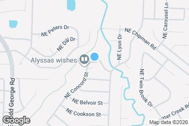 Map image of the property - 2121 NE Concord St