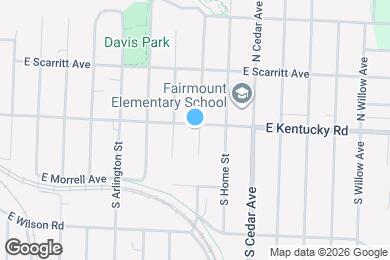Map image of the property - 100 S Hawthorne Ave