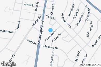 Map image of the property - 521 St James Dr