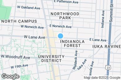 Map image of the property - 57 E Lane Ave