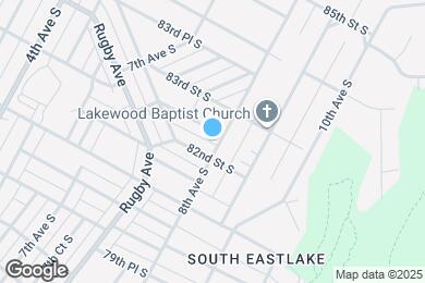 Map image of the property - 8214 8th Ave S