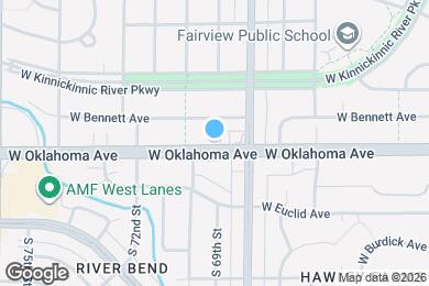 Map image of the property - 6838 W Oklahoma Ave