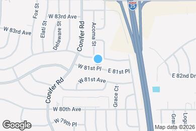 Map image of the property - 89 W 81st Pl