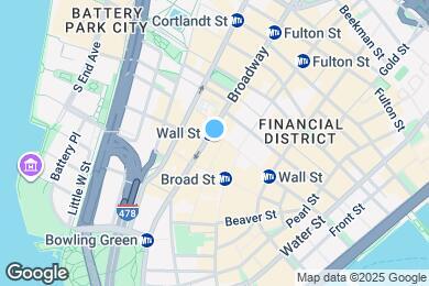 Map image of the property - 1 Wall St
