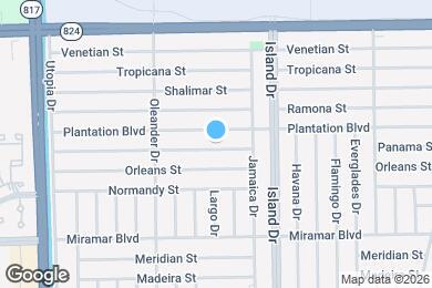 Map image of the property - 7775 Panama St