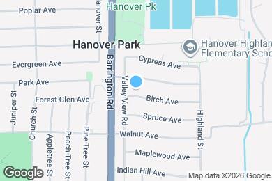 Map image of the property - 1571 Birch Ave