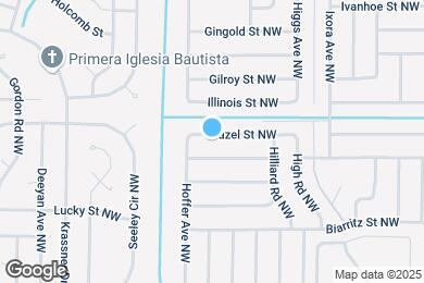 Map image of the property - 1376 Hazel St NW