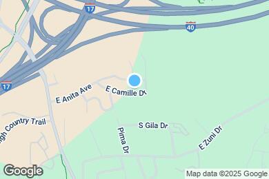 Map image of the property - 120 E Camille Dr