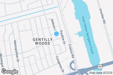 Map image of the property - 5025 Mirabeau Ave