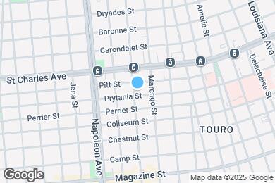 Map image of the property - 4135 Prytania St