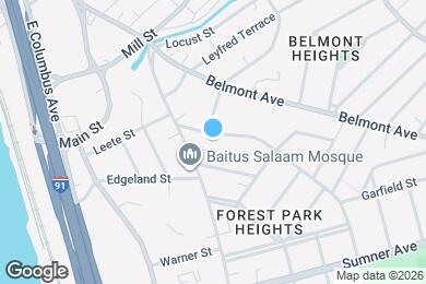 Map image of the property - 38 Forest Park Ave