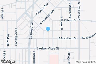 Map image of the property - 912 E. La Palma Dr.