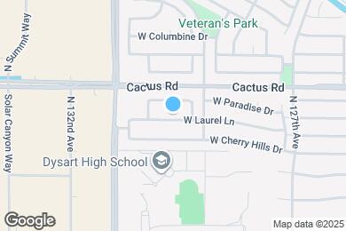 Map image of the property - 12934 W Laurel Ln