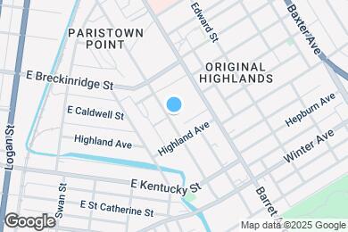 Map image of the property - 933 Vine St