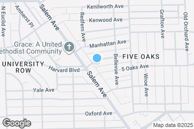 Map image of the property - 946 Harvard Blvd