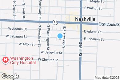 Map image of the property - 154 W Lebanon St