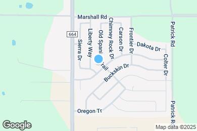 Map image of the property - 203 Old Spanish Trail