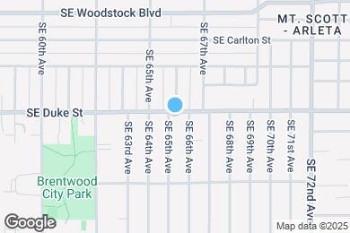 Map image of the property - 6520 SE Duke St
