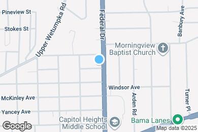 Map image of the property - 603 Federal Dr