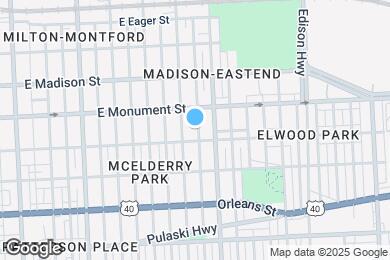 Map image of the property - 616 N Streeper St