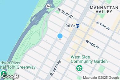 Map image of the property - 666 West End Ave