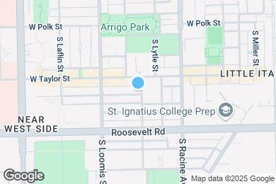 Map image of the property - 1302 W Fillmore St