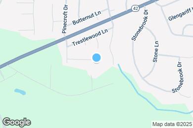 Map image of the property - 136 Wood Bend Ct