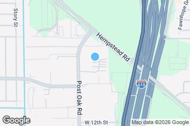 Map image of the property - 5838 E Post Oak Ln