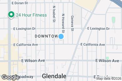 Map image of the property - 311 N Howard St