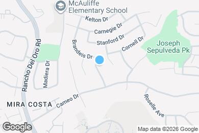 Map image of the property - 2868 Brandeis Dr