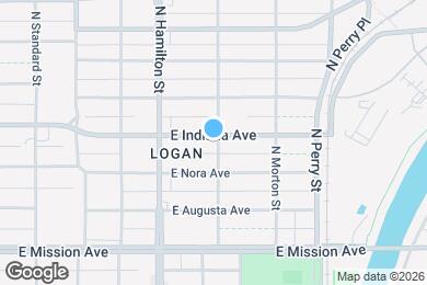 Map image of the property - 950 E Indiana Ave