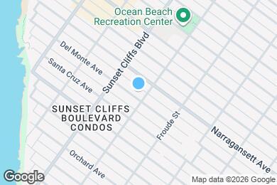 Map image of the property - 4720 Del Monte Ave
