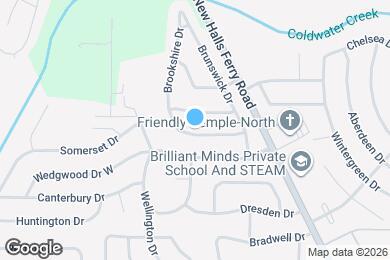 Map image of the property - 2415 Greenbriar Dr