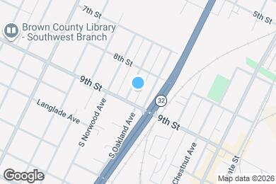 Map image of the property - 1227 S Greenwood Ave