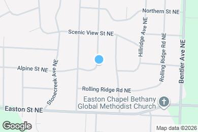 Map image of the property - 6880 Pinecrest St NE