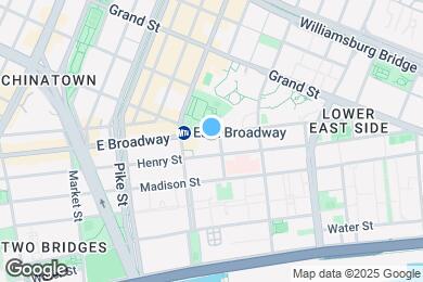Map image of the property - 185 E Broadway
