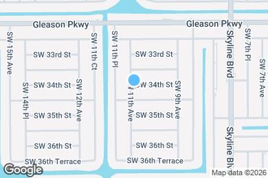 Map image of the property - 1016 SW 34th St