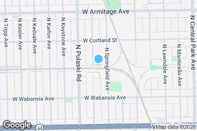 Map image of the property - 1805 N Harding Ave