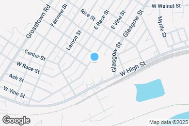 Map image of the property - 112 E Vine St