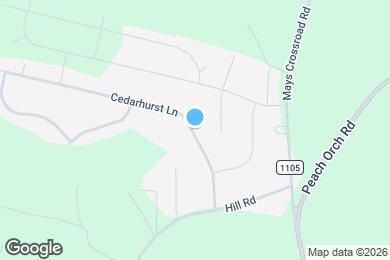 Map image of the property - 90 Cedarhurst Ln