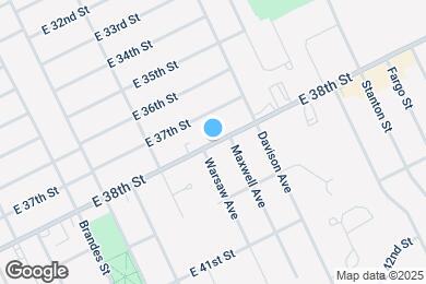 Map image of the property - 1406 E 38th St
