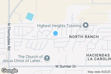 Map image of the property - 3453 W Desert Bend Loop